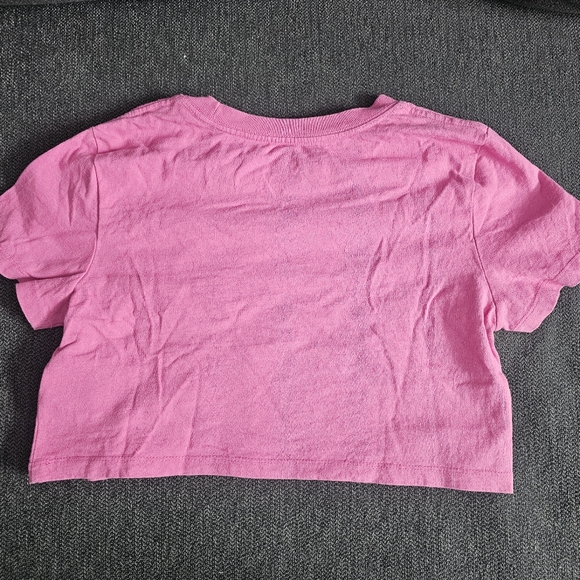 Urban Outfitters Pink Crop T-Shirt 100% Cotton 🩷 Size Small - Picture 4 of 4